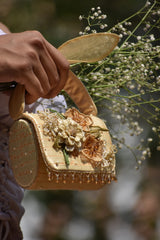 Mini flap bag Florence Beige