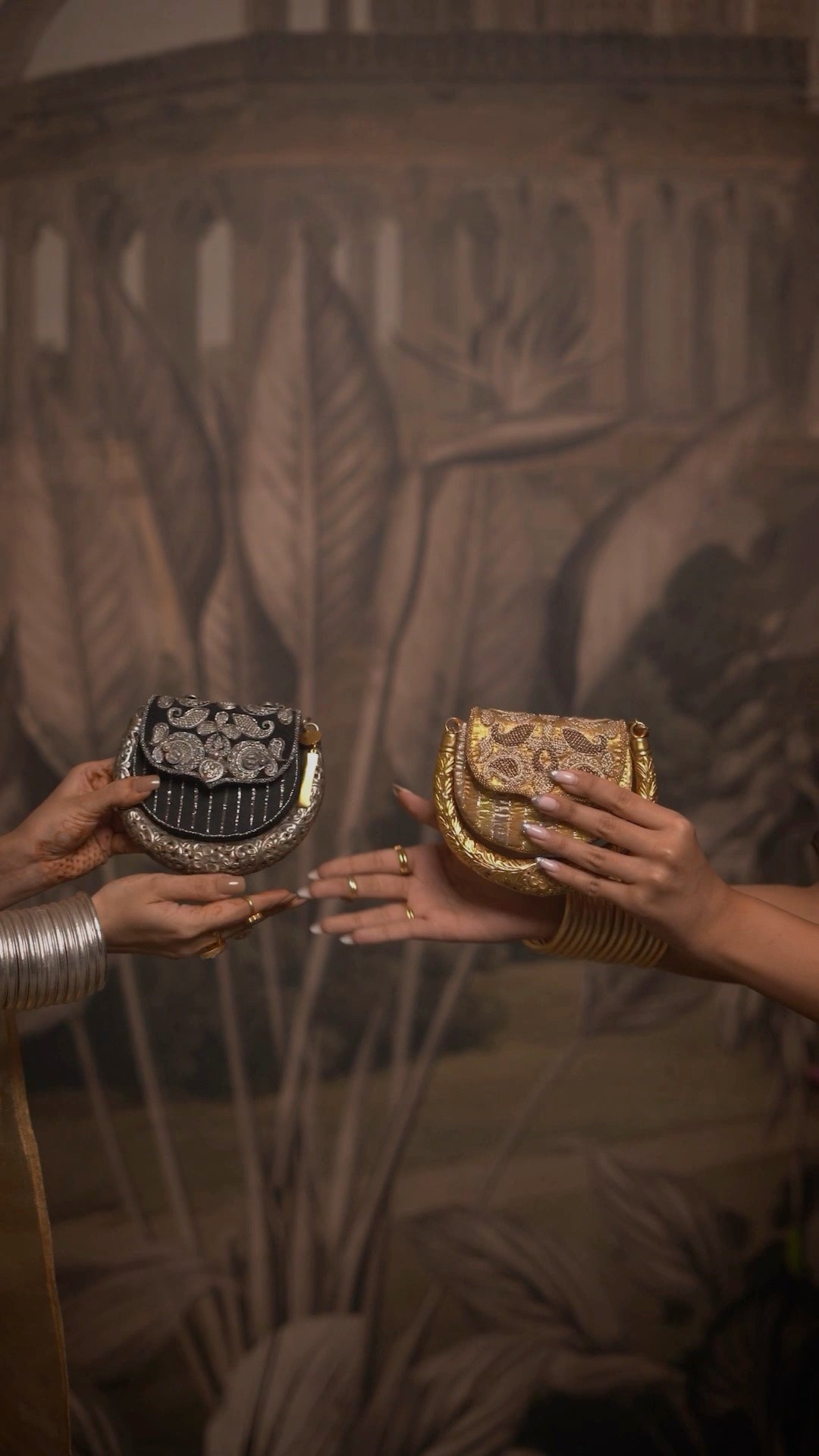 Khushnaz Turner with Amra Black Hasli Bag