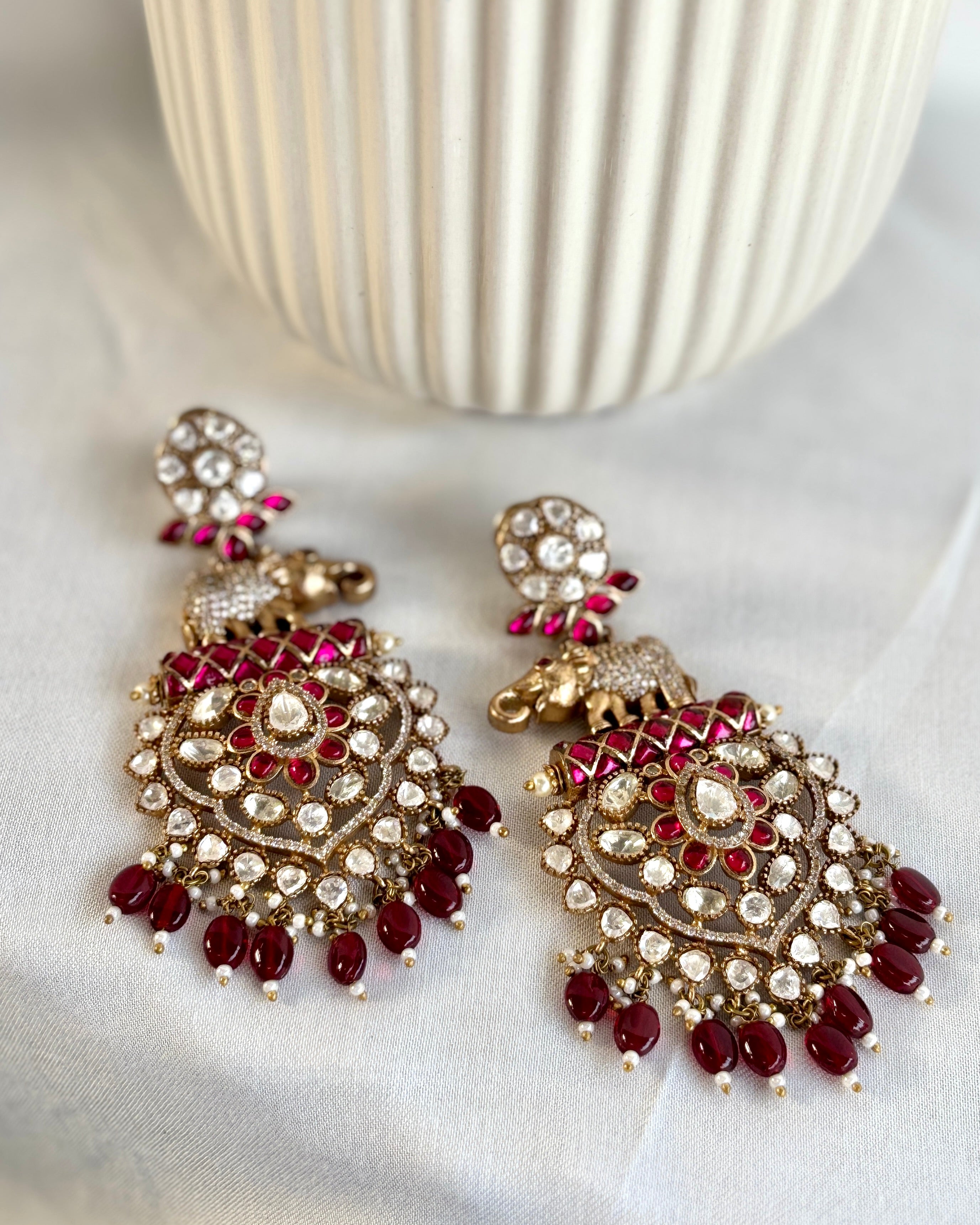 Gayatri Elephant Earrings