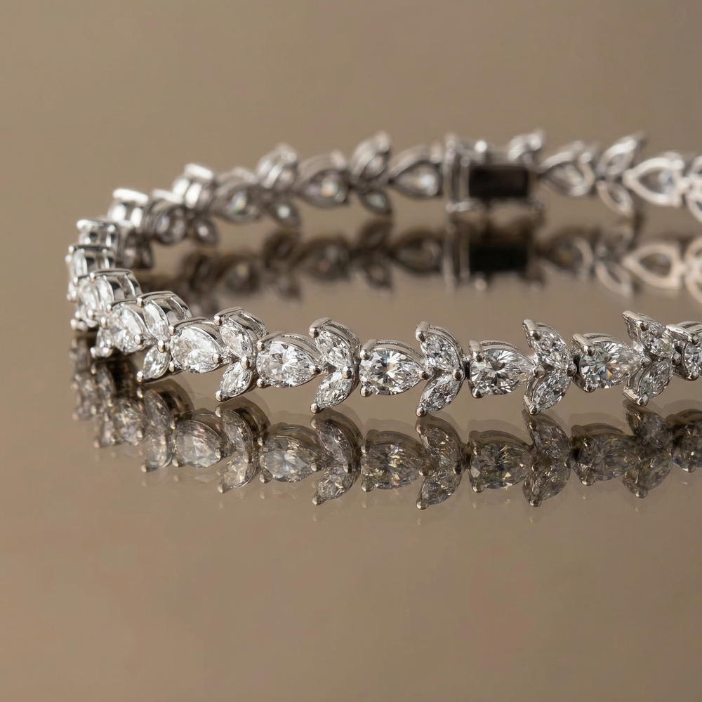 Celestia – vine diamond bracelet by Ozel