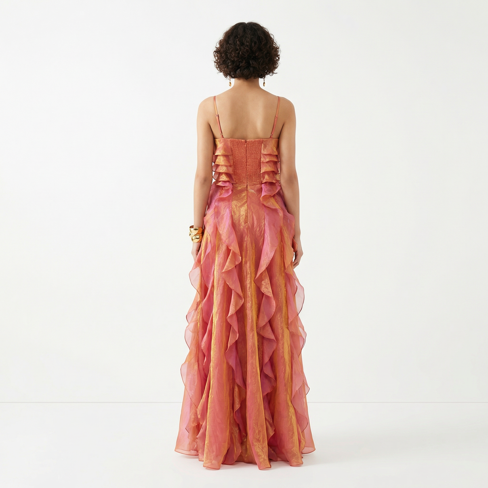 Dune – cascade gown by Ozel