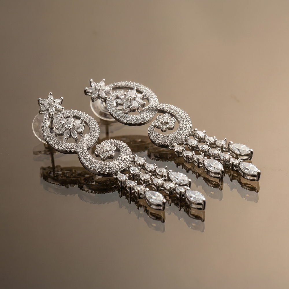 Stellara – cascade earrings by Ozel
