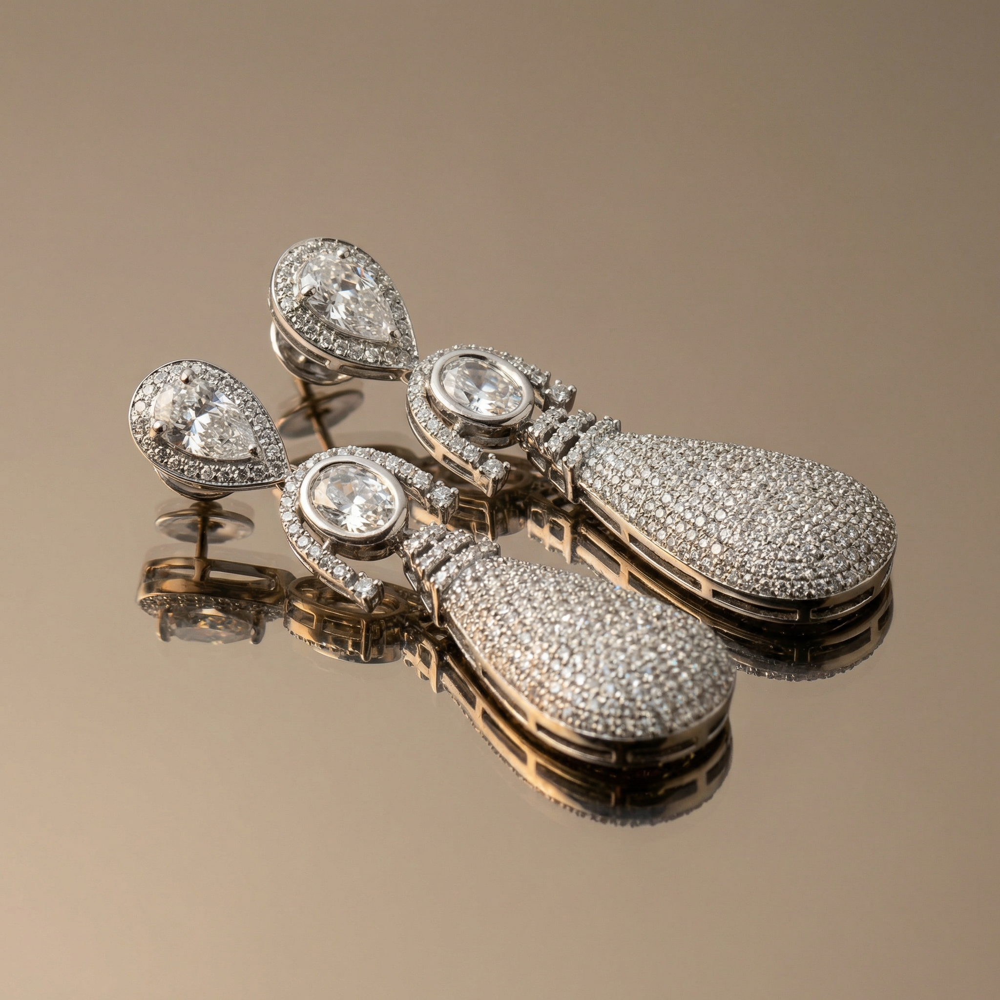 Elowen Teardrop Sparkle Earrings