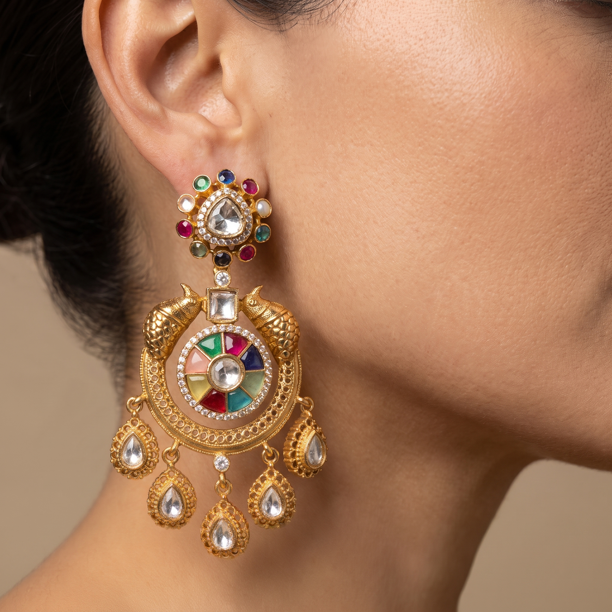 Navya Chandelier Earrings