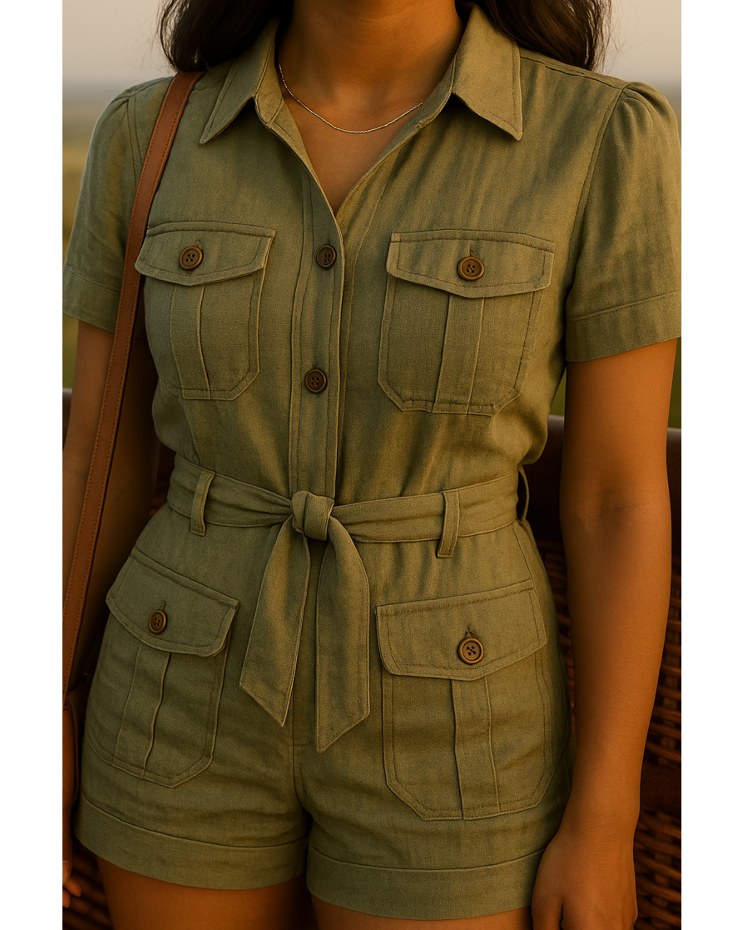 Safari Jumpsuit Short
