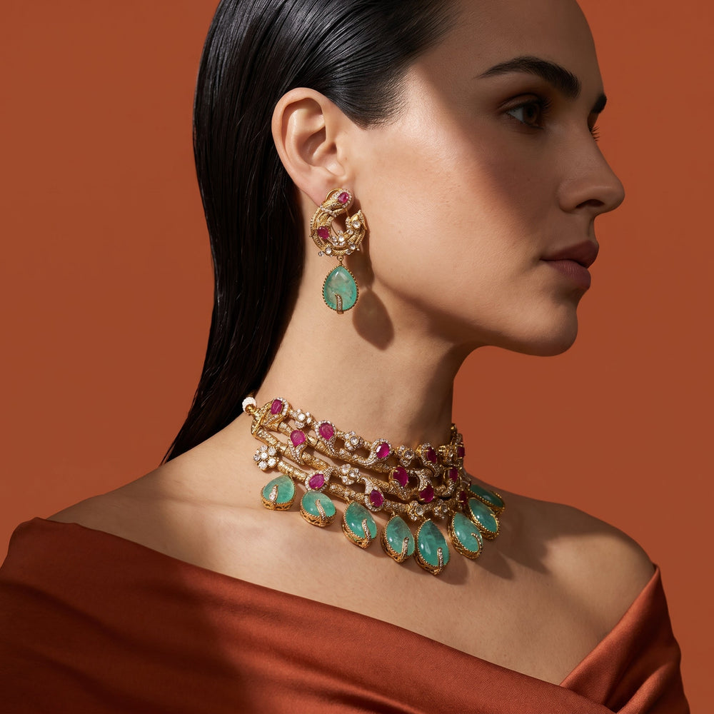Dhvani Pastel Choker set