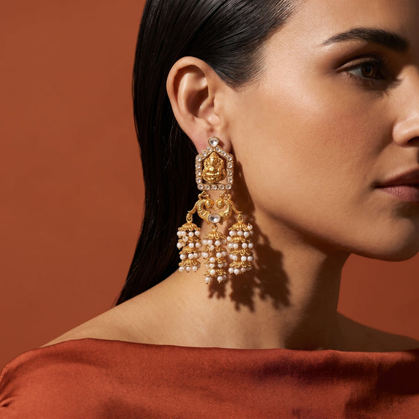 Temple Chandelier Earrings