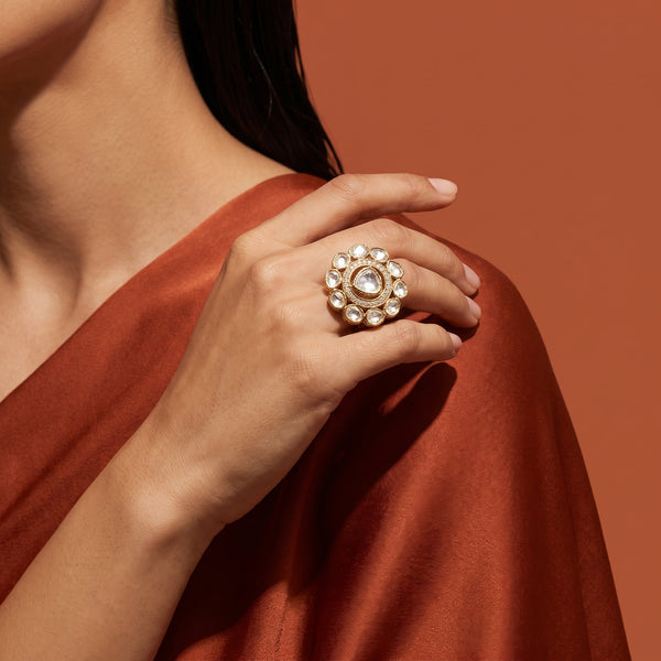 Purvi Polki Ring