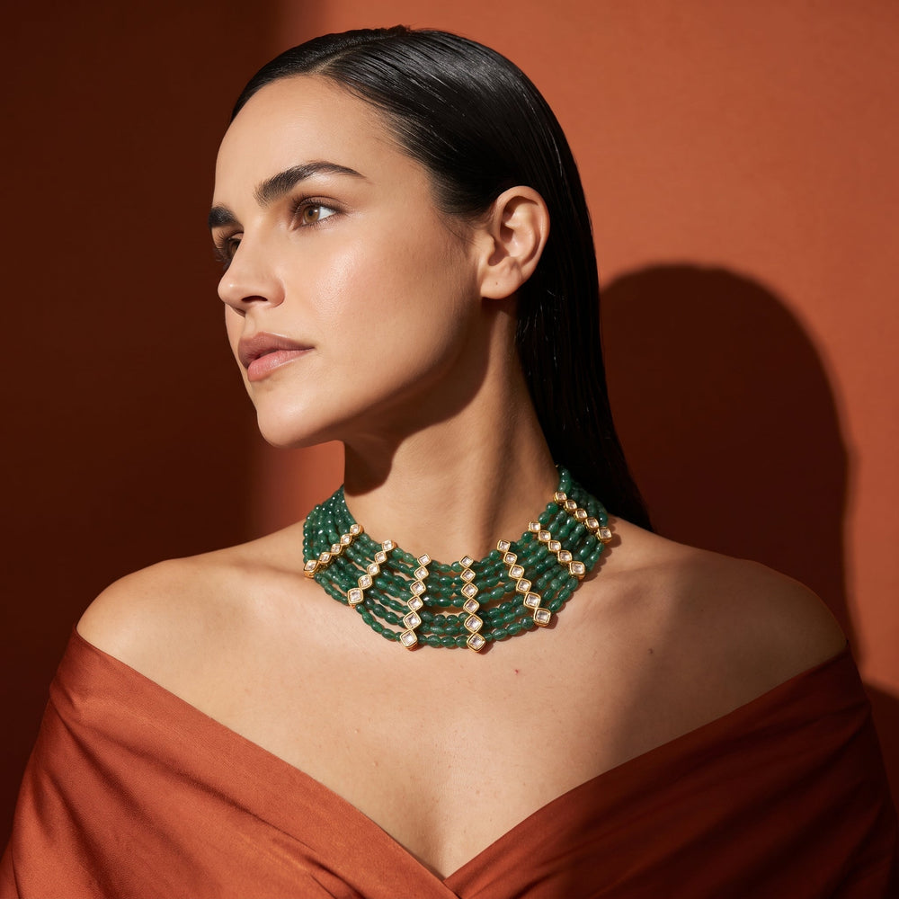 Zubeida Emerald Necklace