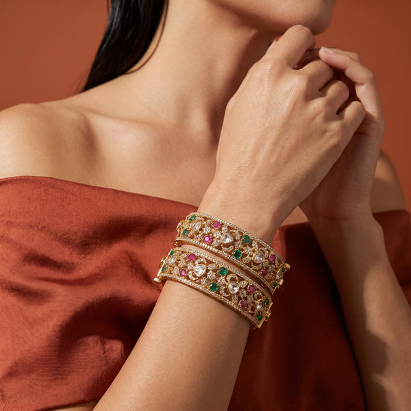 Colorstone Heritage Bangles