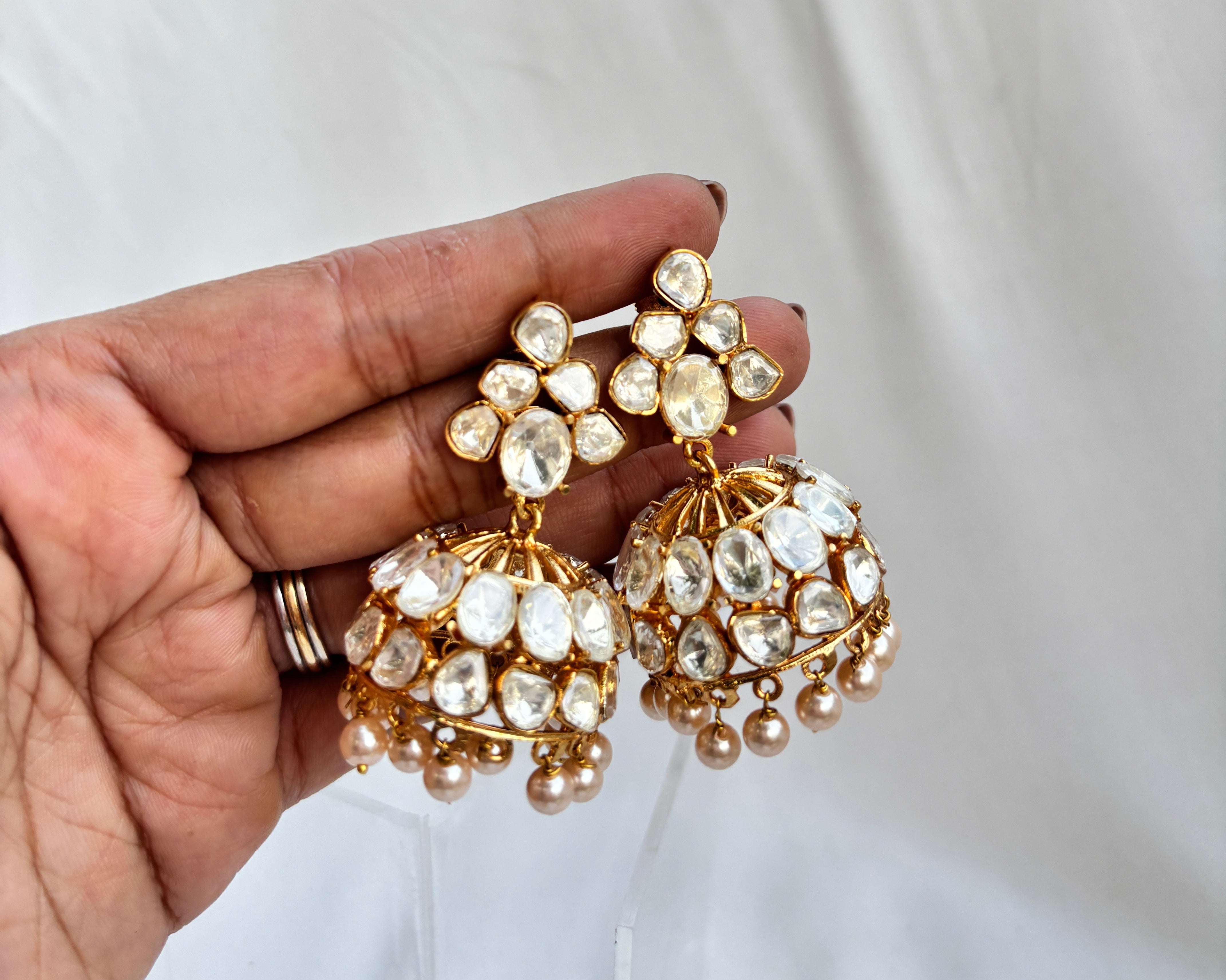 Kundan Polki Radiant Jhumkas