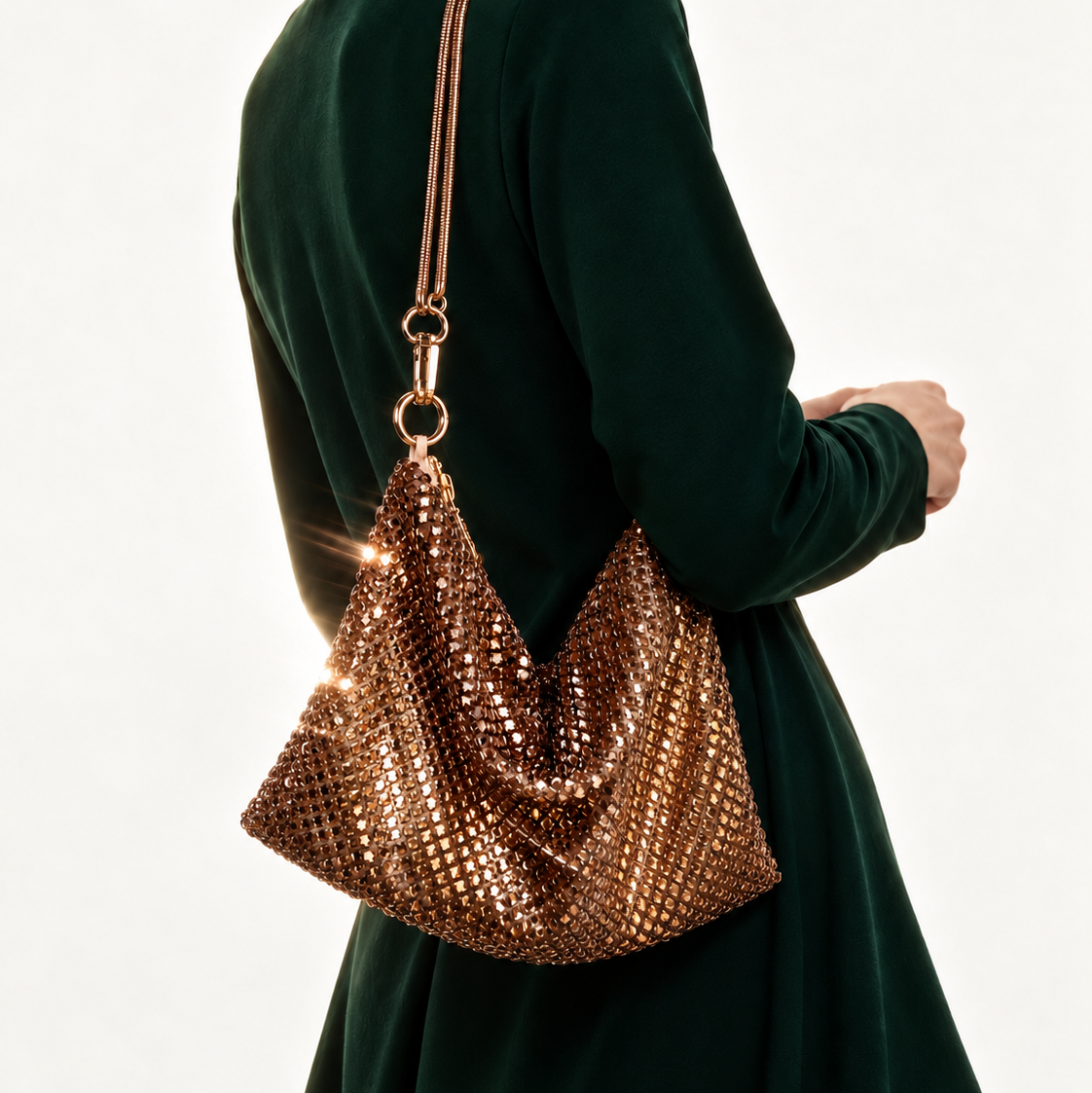 Sunlit Gold Sling Bag