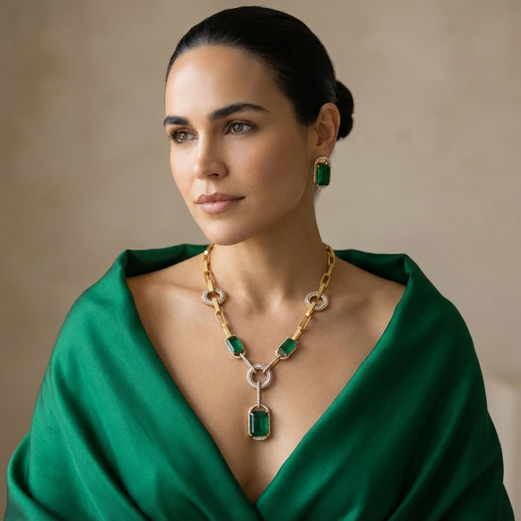 Verde Luminis Necklace Set