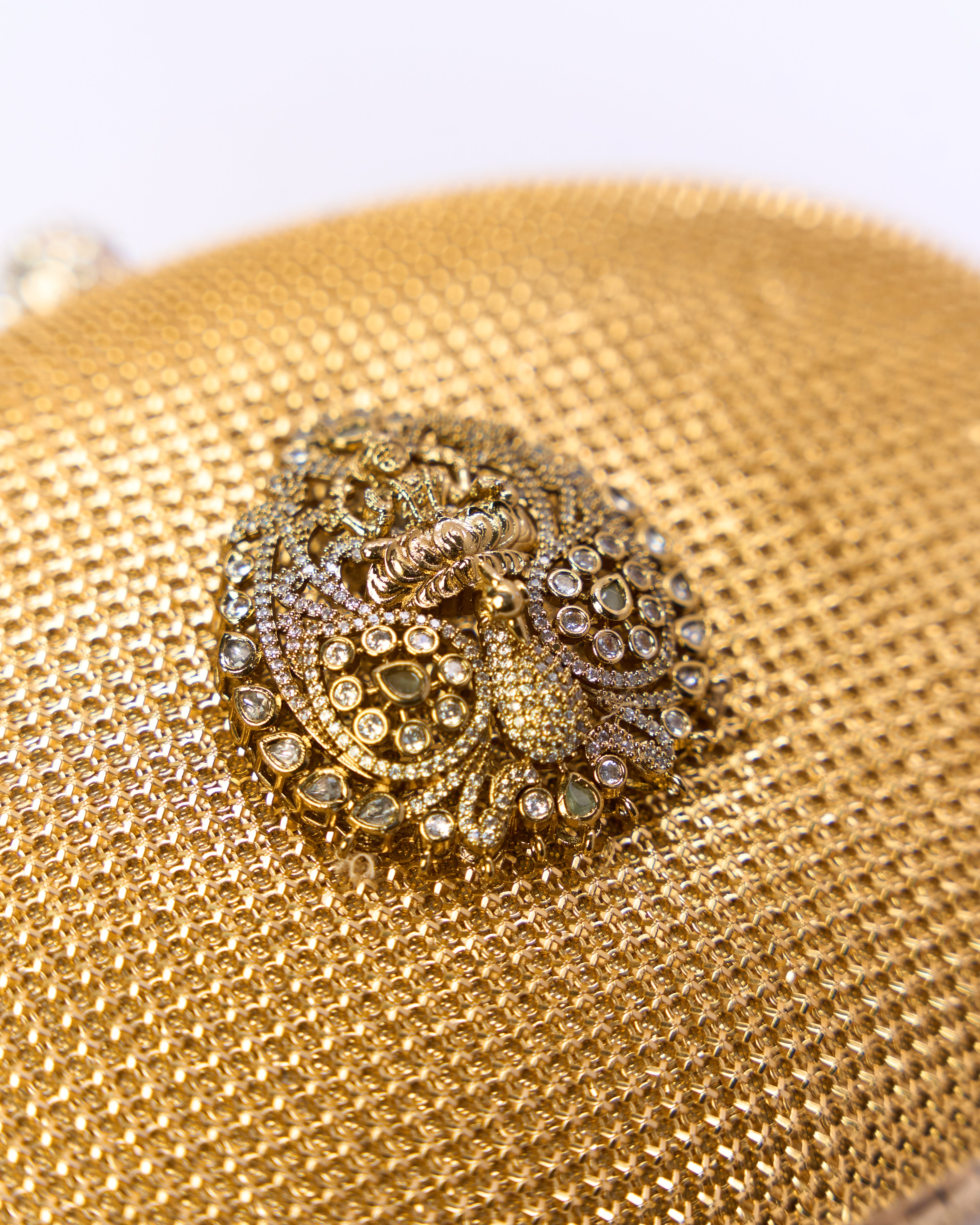 Lakshmi Gold Clutch Bag