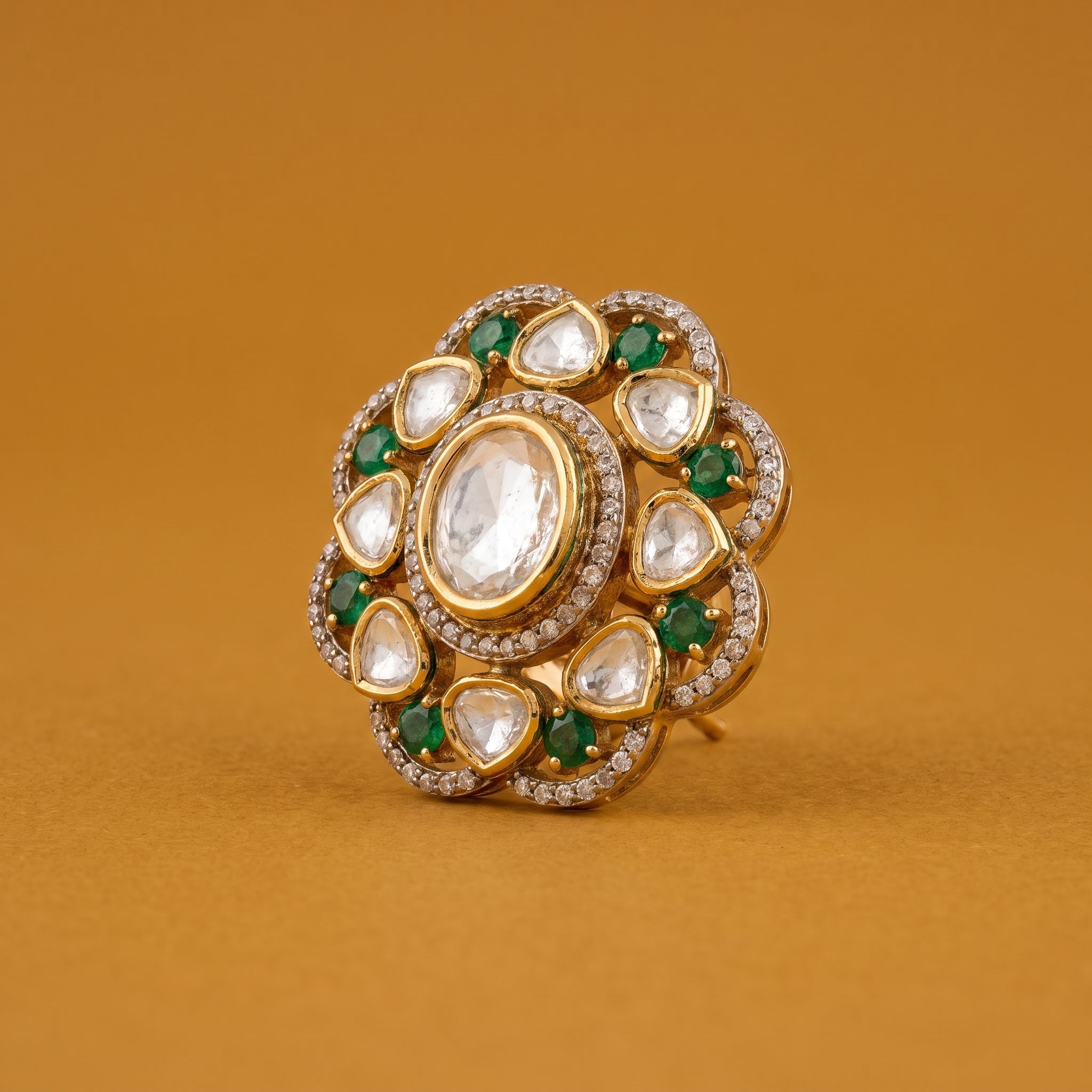 Madhavi Cluster Earrings