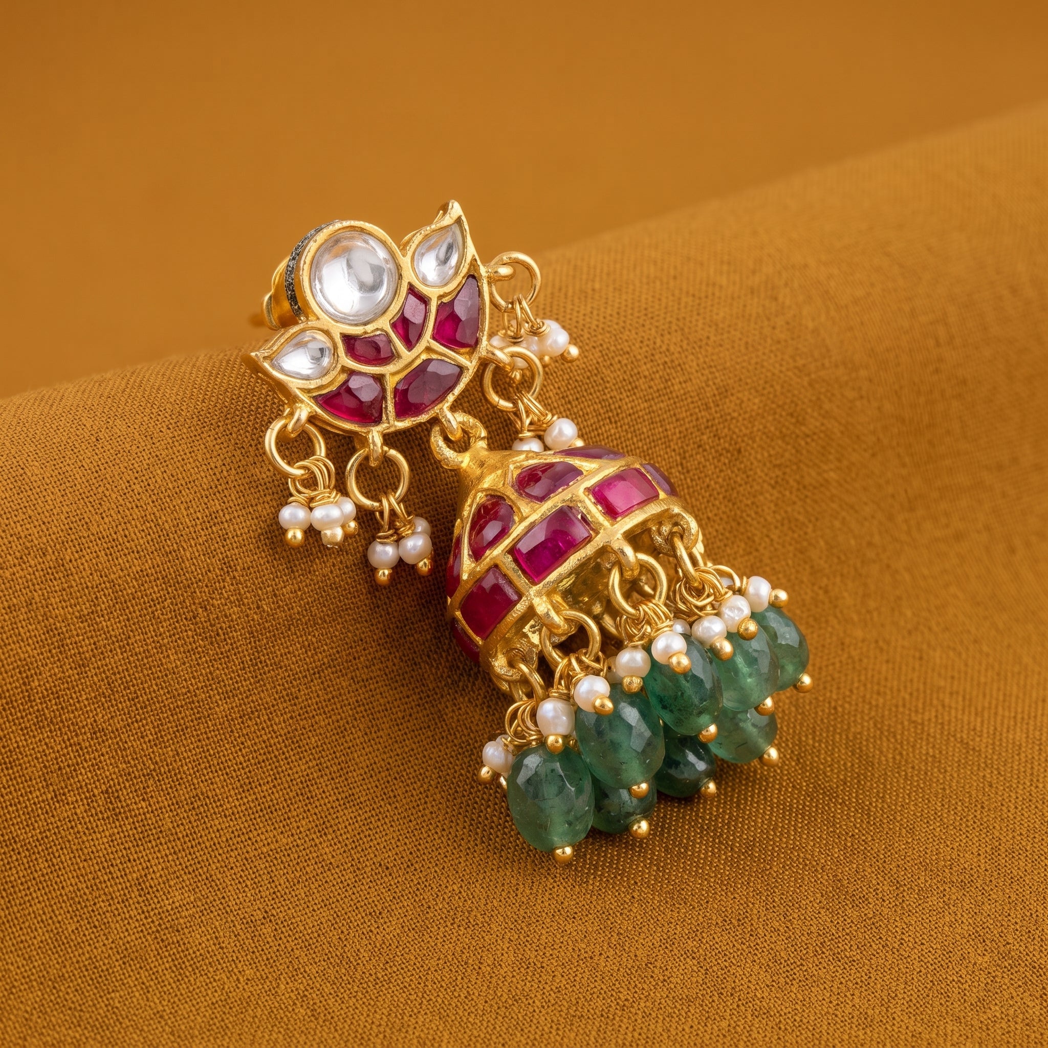 Chandrika Tiered Earrings