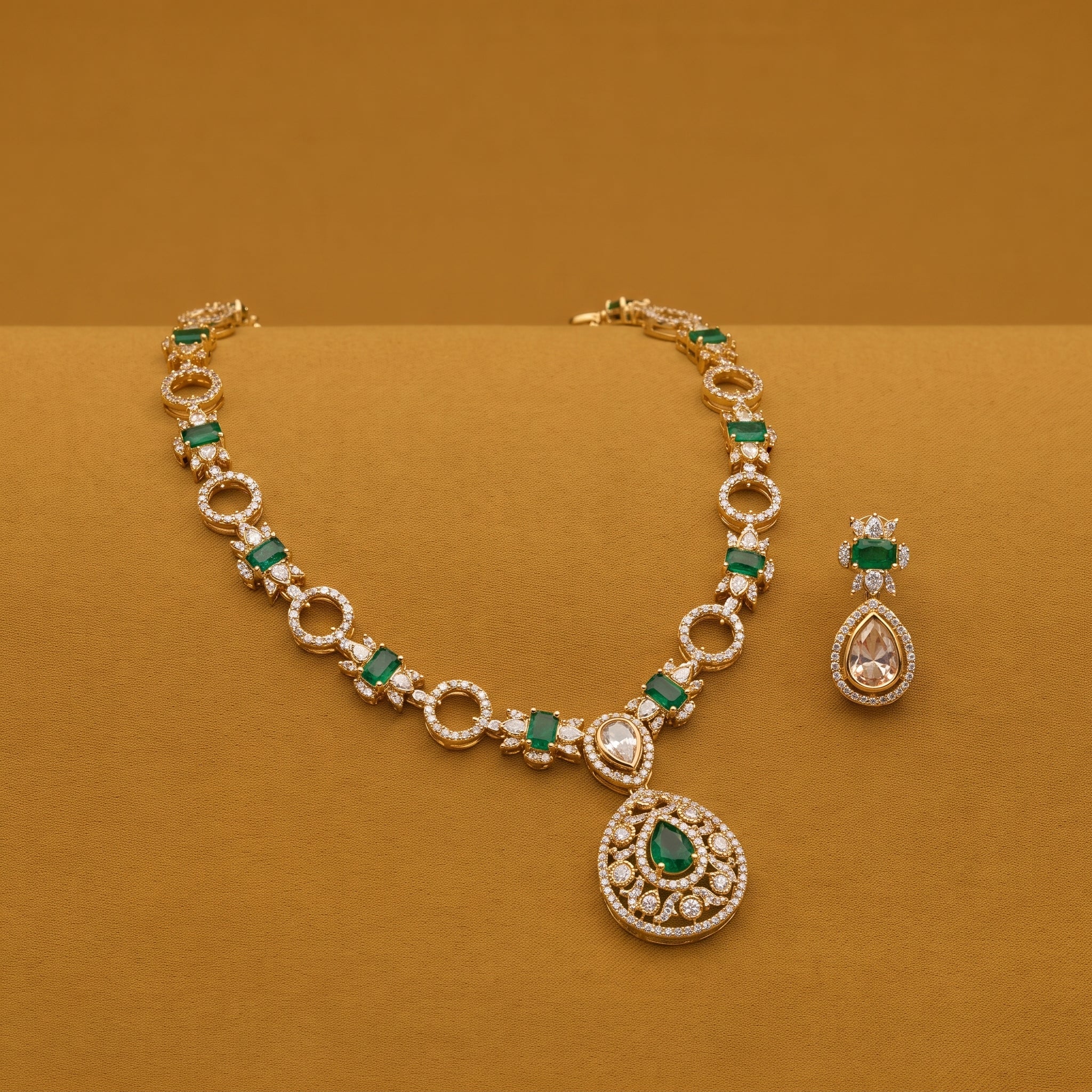 Anaya Teardrop Necklace & Earring Set