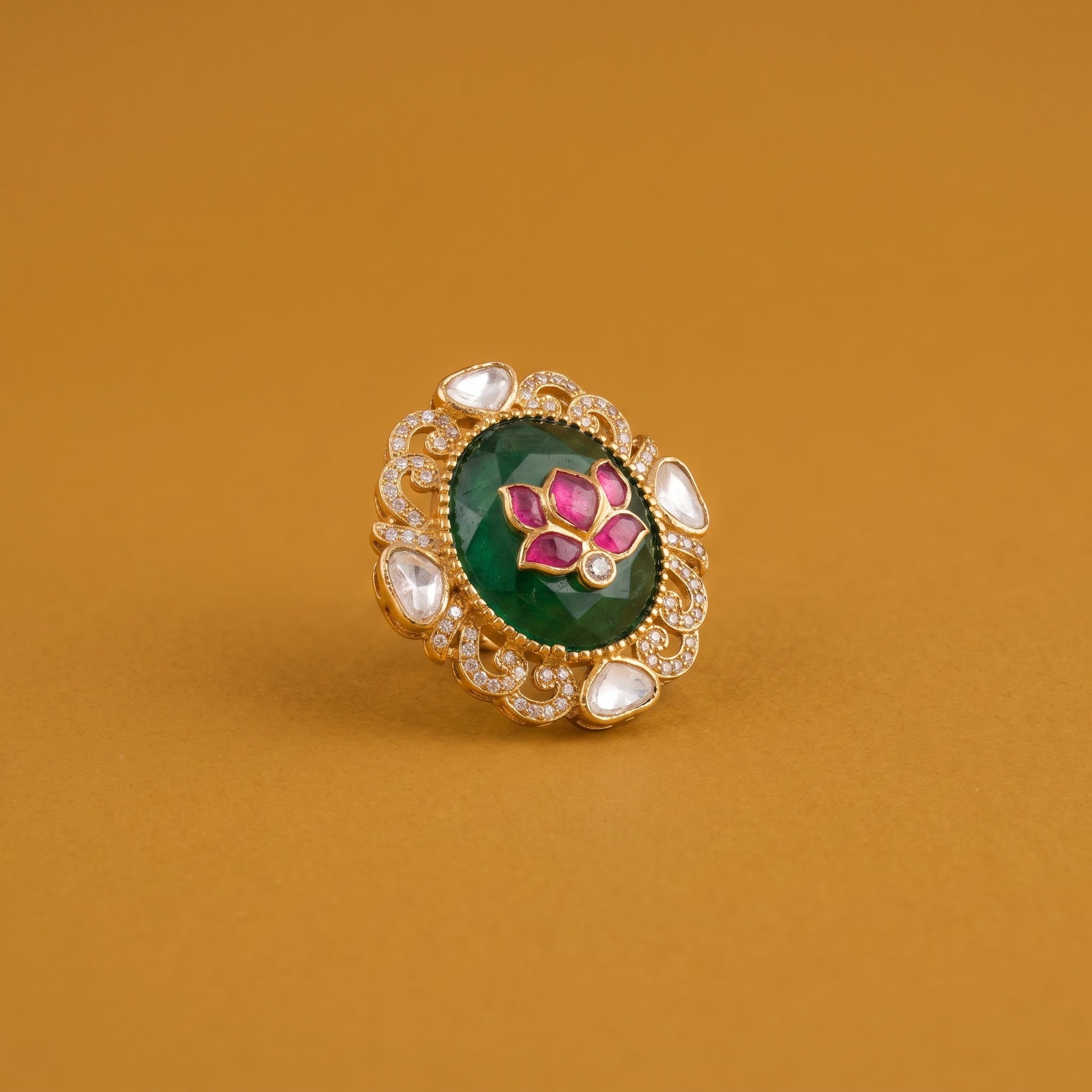 Lotus Garden Statement Earrings