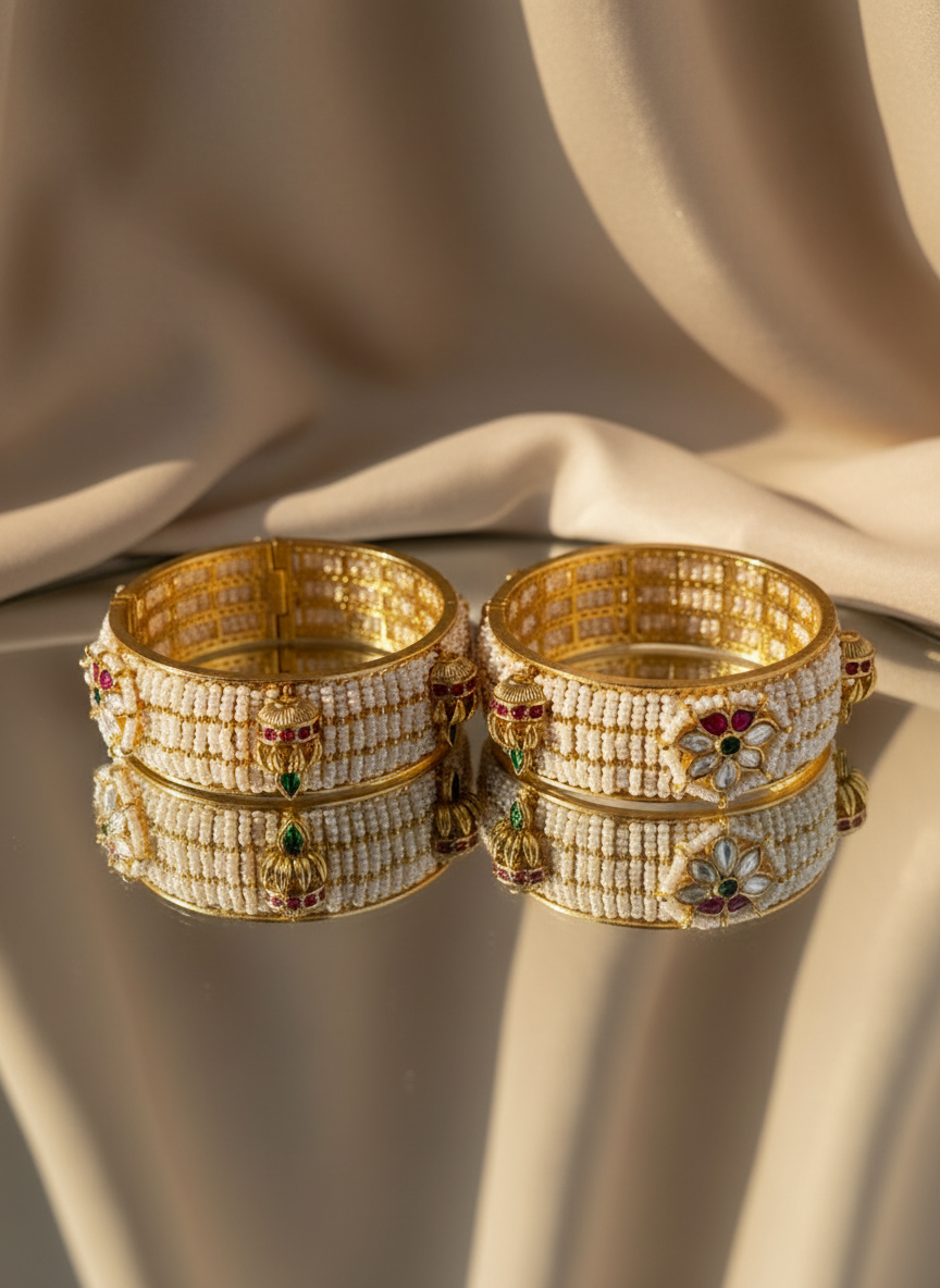 Sunaina kada – heritage Indian bangle jewelry by Ozel