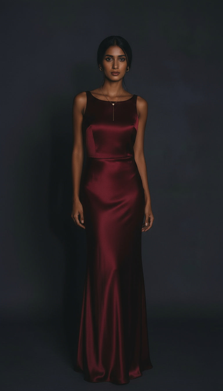 Back Cowl Gown