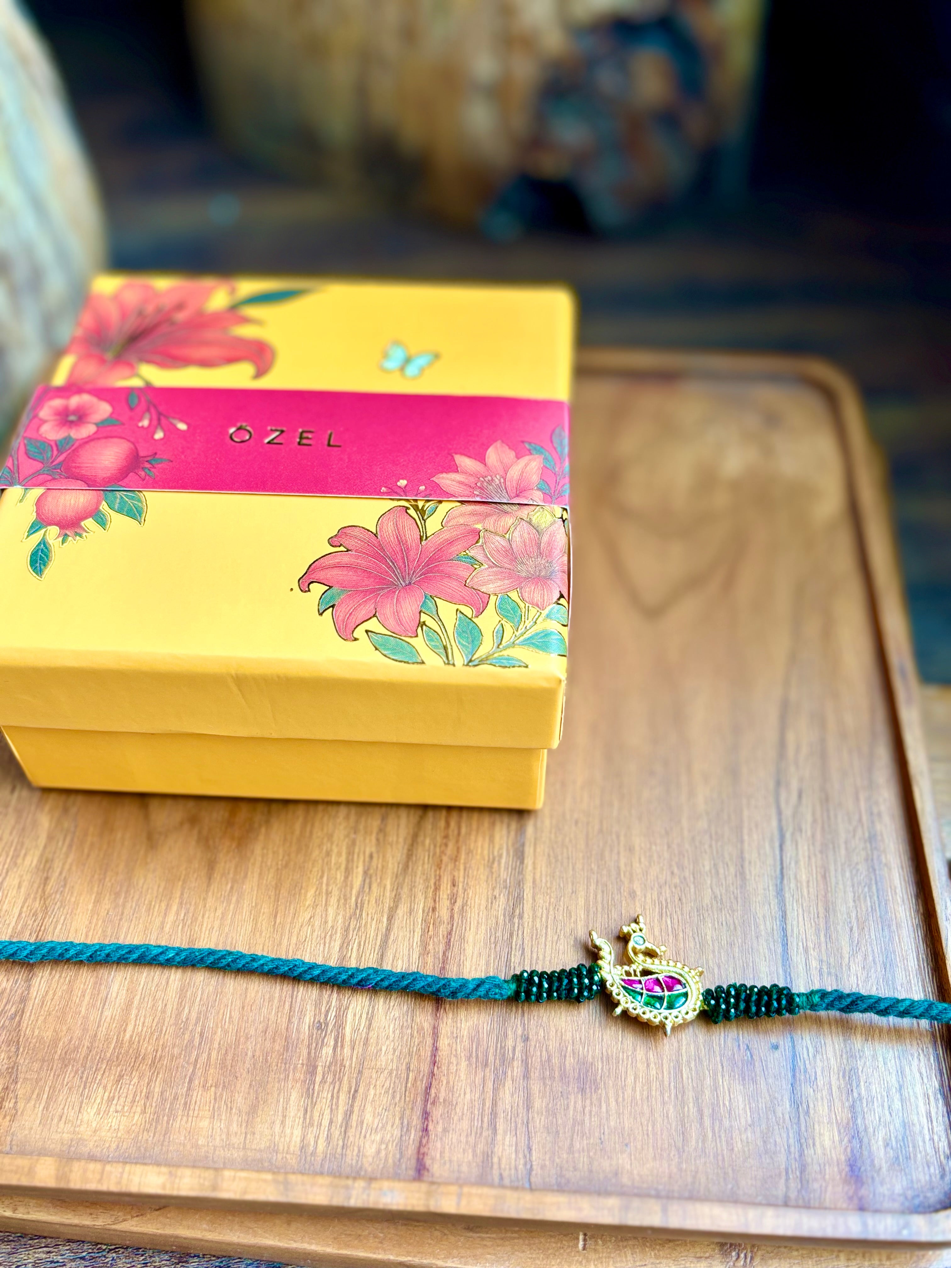 Kaeki Rakhi ( Pink & Green)