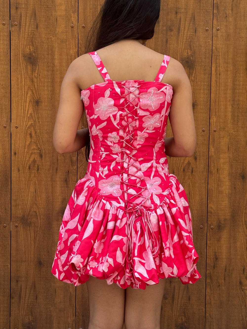 Fiona corset dress with structured bodice – Ozel