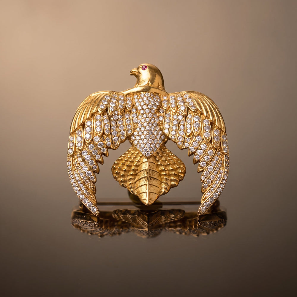 Winged Pendant Brooch