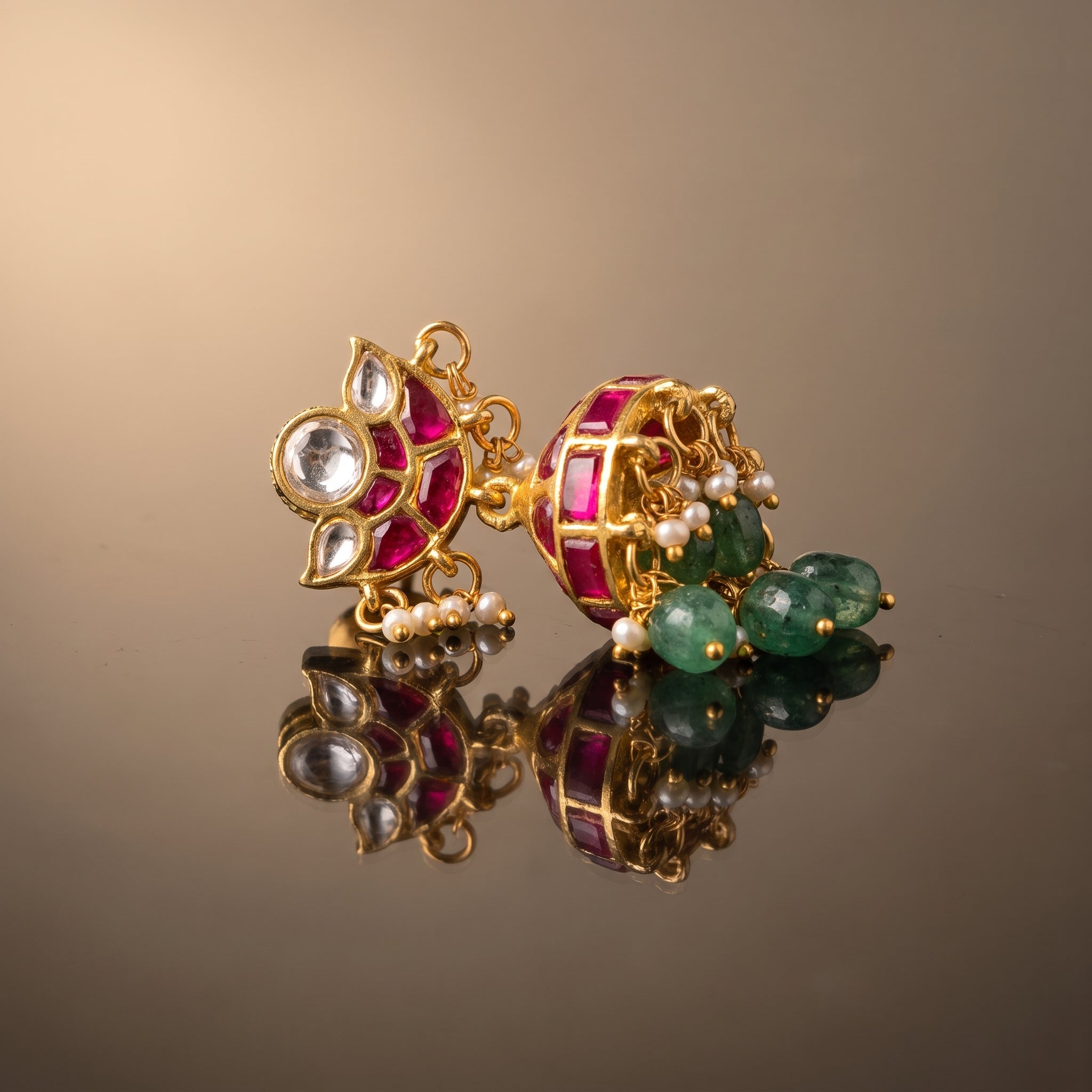 Chandrika Tiered Earrings