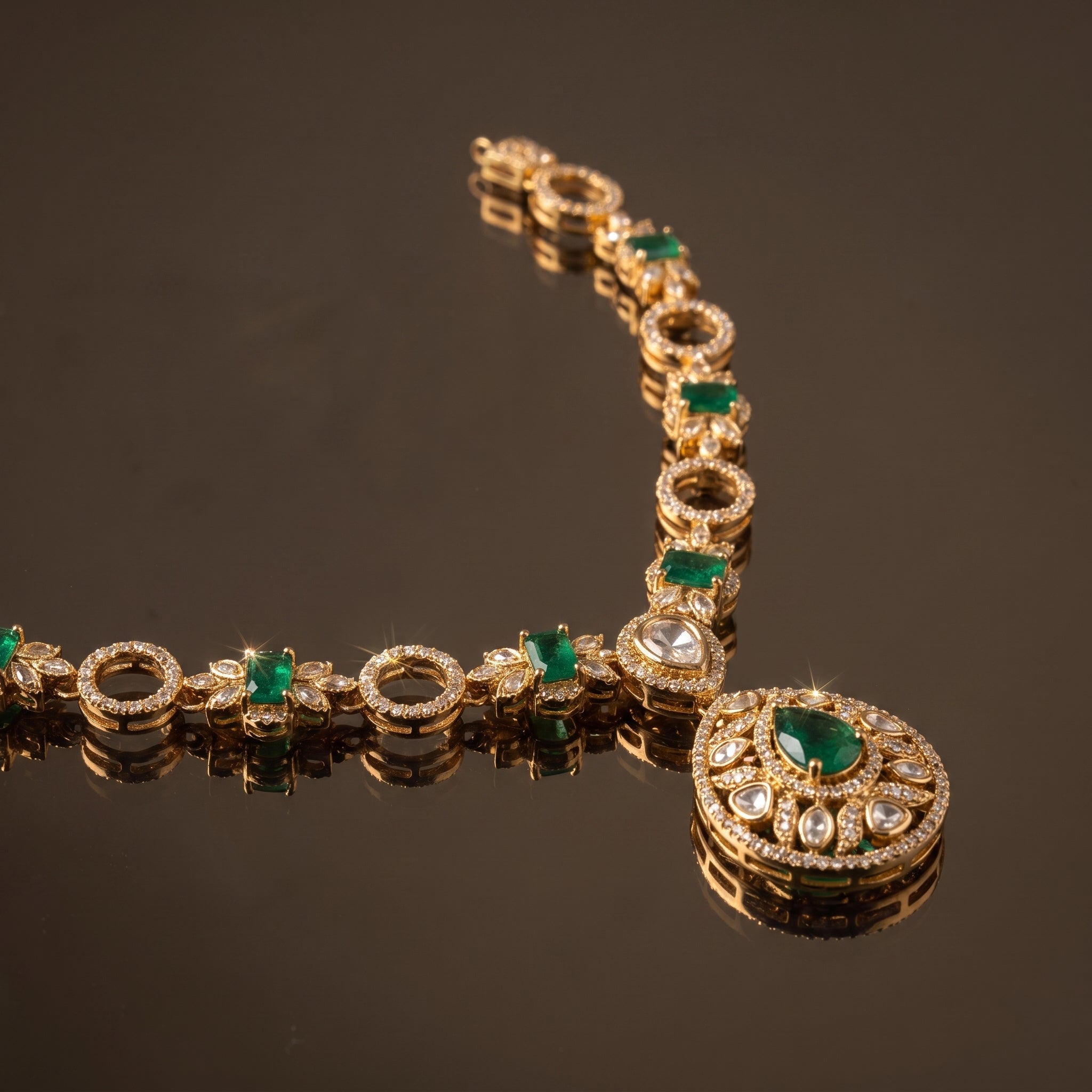 Anaya Teardrop Necklace & Earring Set