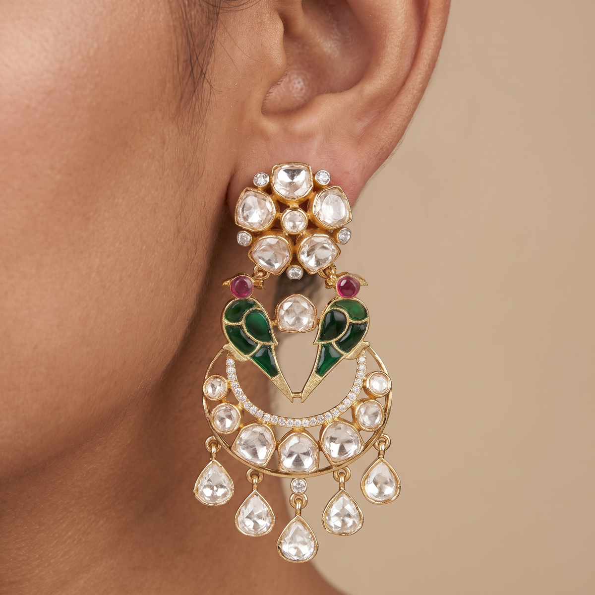Pakshi Chandelier Earrings