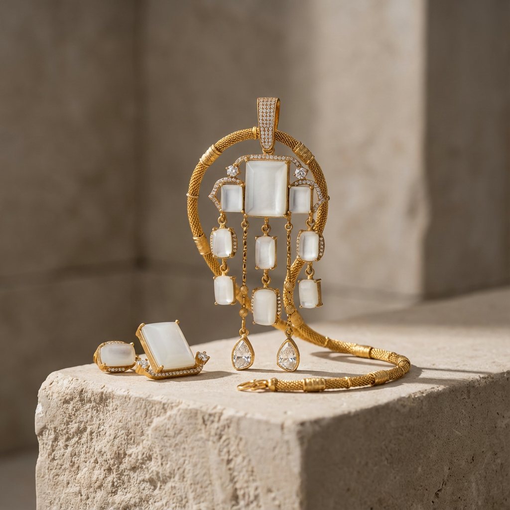 Ava Pendant Necklace Set