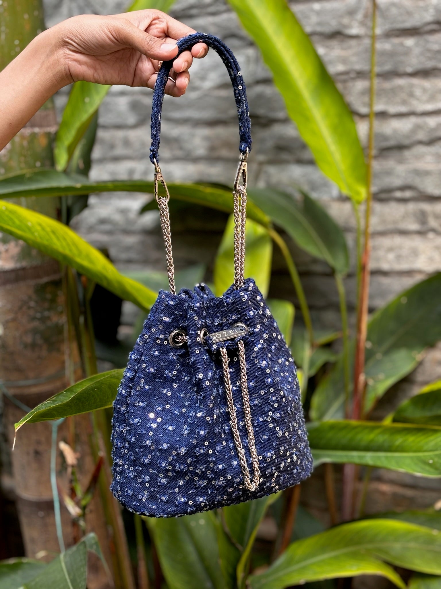 Rodeo Denim Bucket Bag
