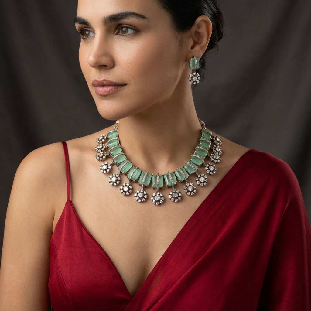 Gulmohar Necklace Set