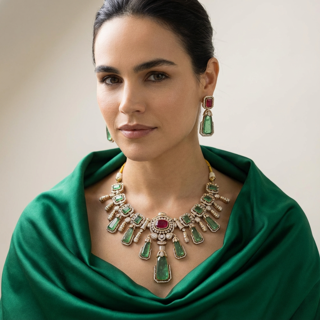 Rosava Heirloom Statement Necklace