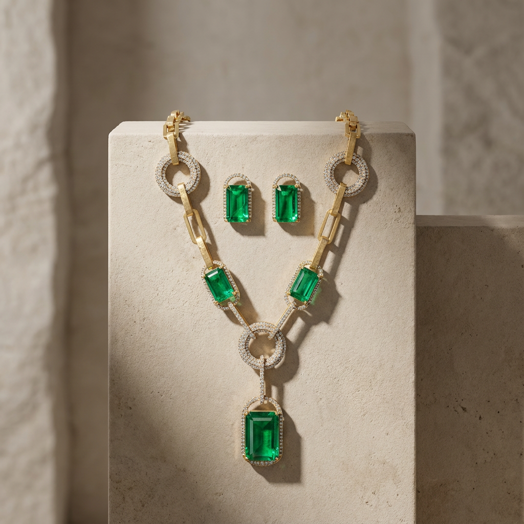 Verde Luminis Necklace Set