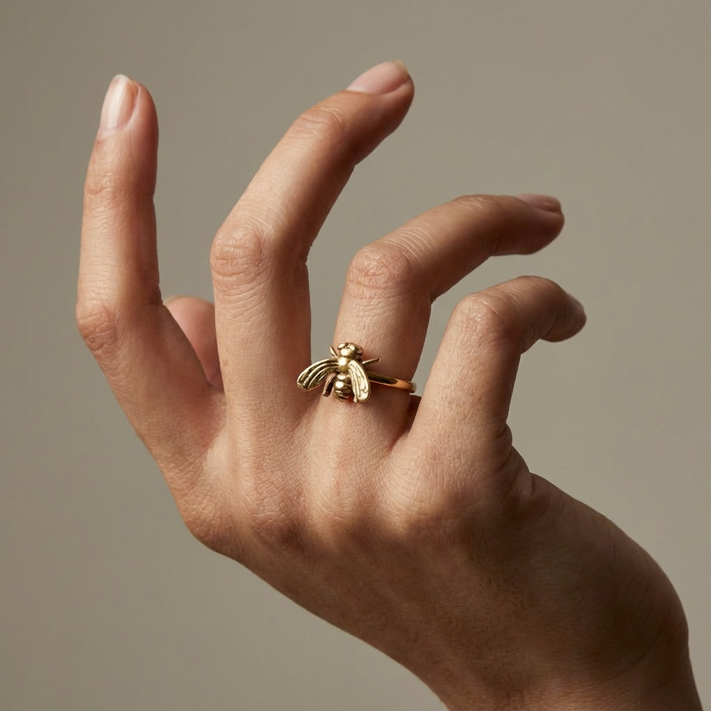 Golden Pollinator Ring