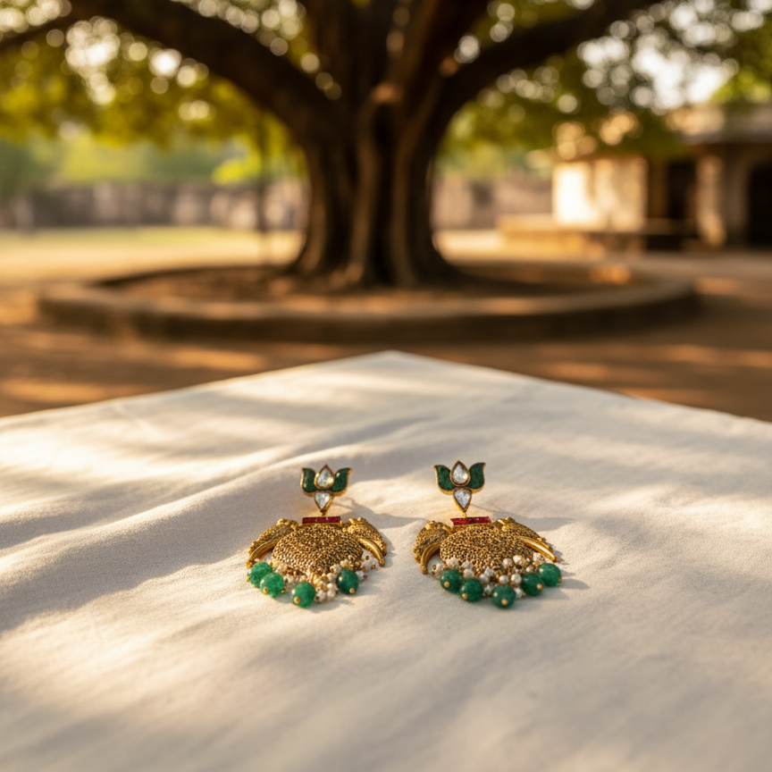 Kanmani Totem Heritage Earrings
