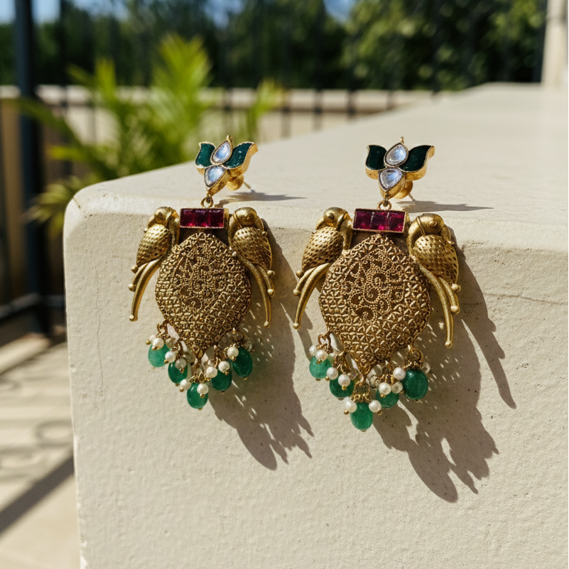 Kanmani Totem Heritage Earrings