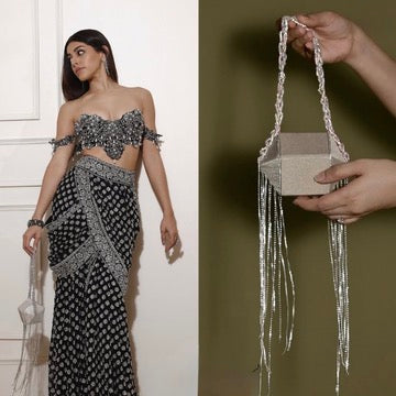 Alaya F with Jelly Chainstone Bag