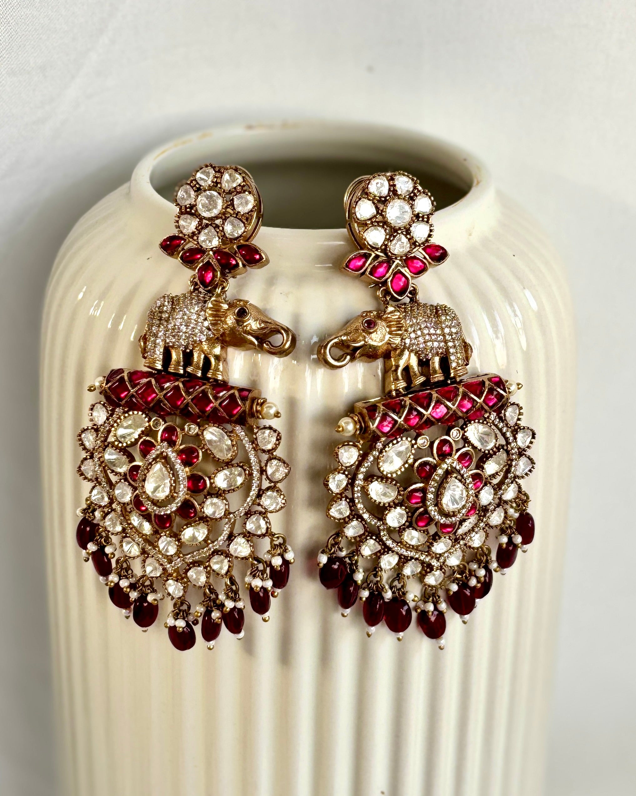 Gayatri Elephant Earrings