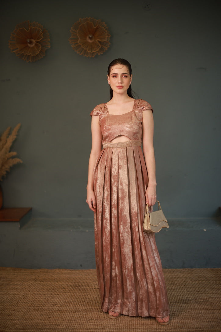 Cutout Shimmer Gown (Sale)