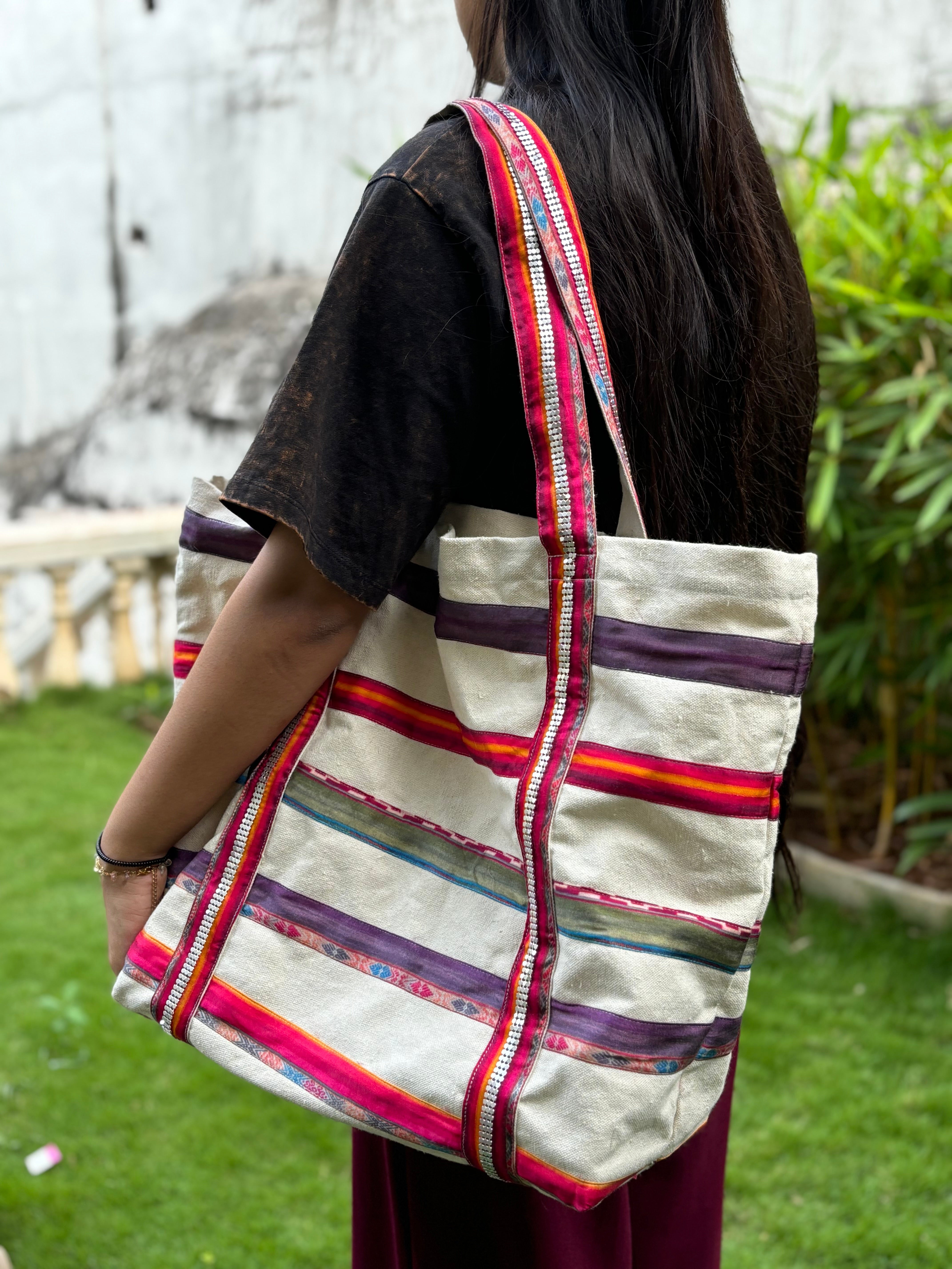 Sample Boho Shoppers Tote Bag