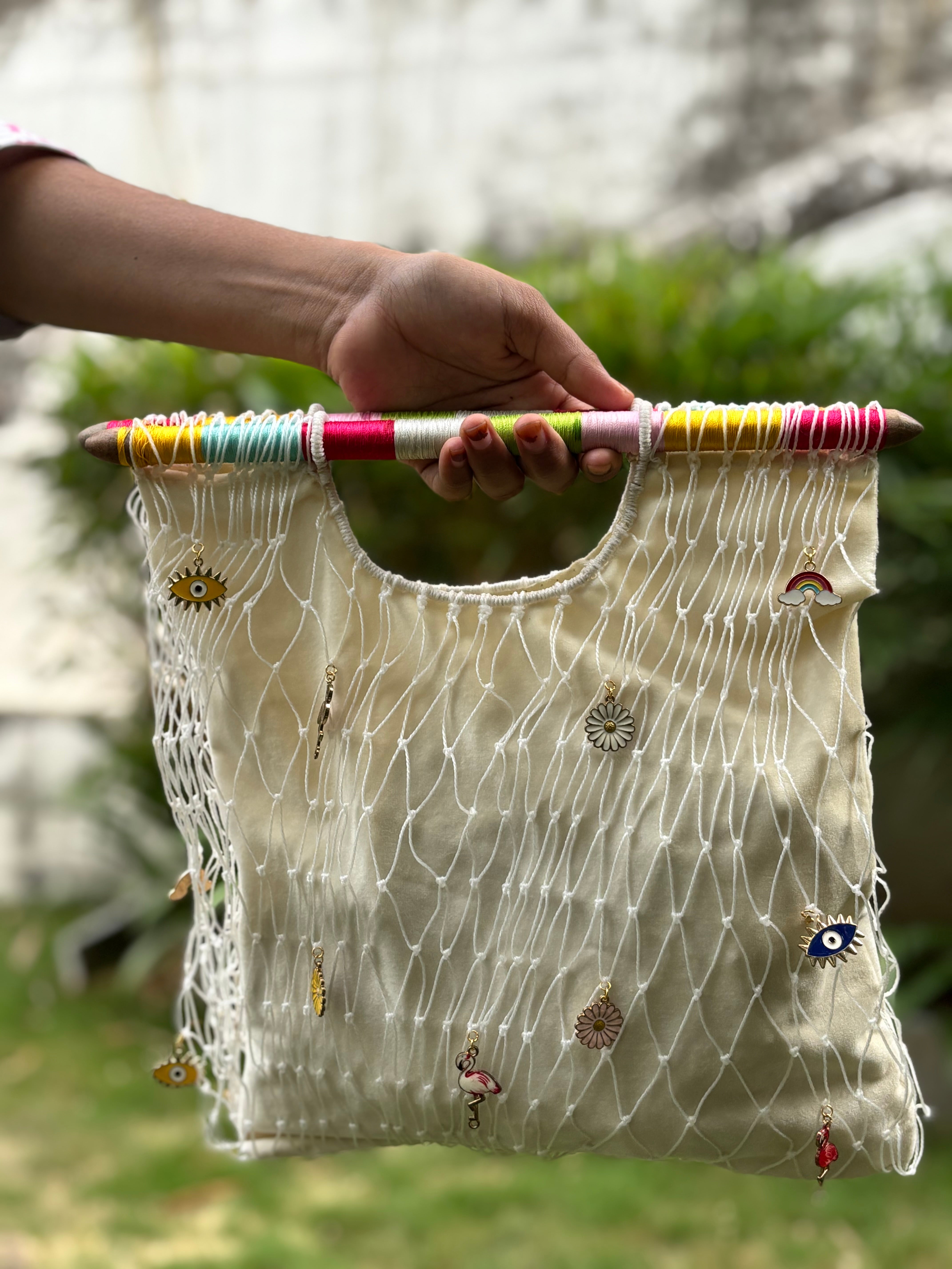 SAMPLE Netted Handbag