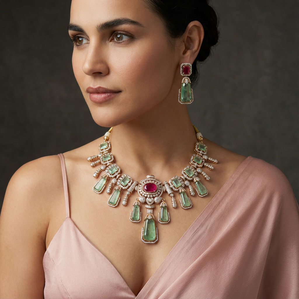 Rosava Heirloom Statement Necklace