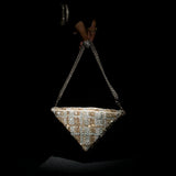 Gold and Silver Triangle Bag