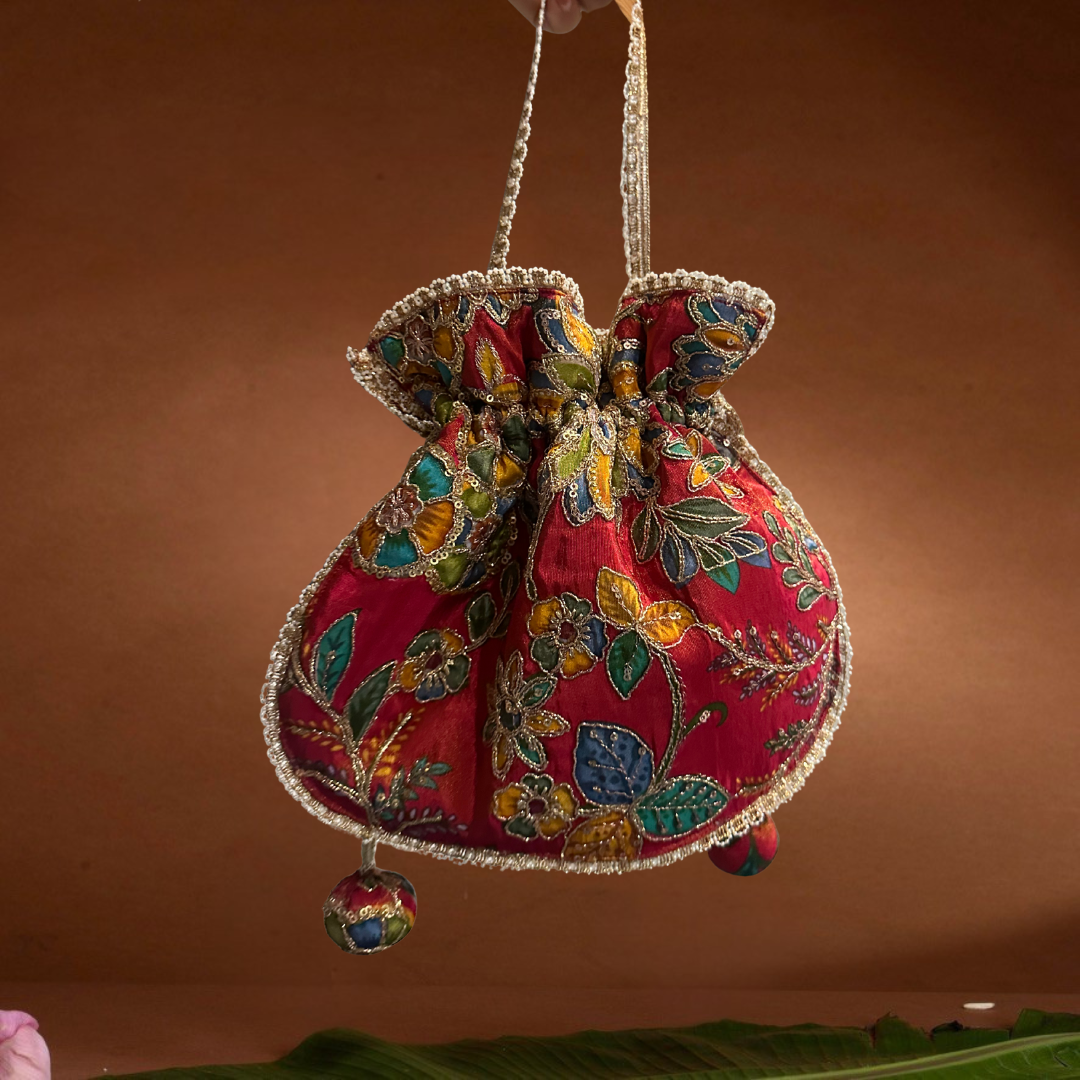 Chakra U Shape Potli Bag