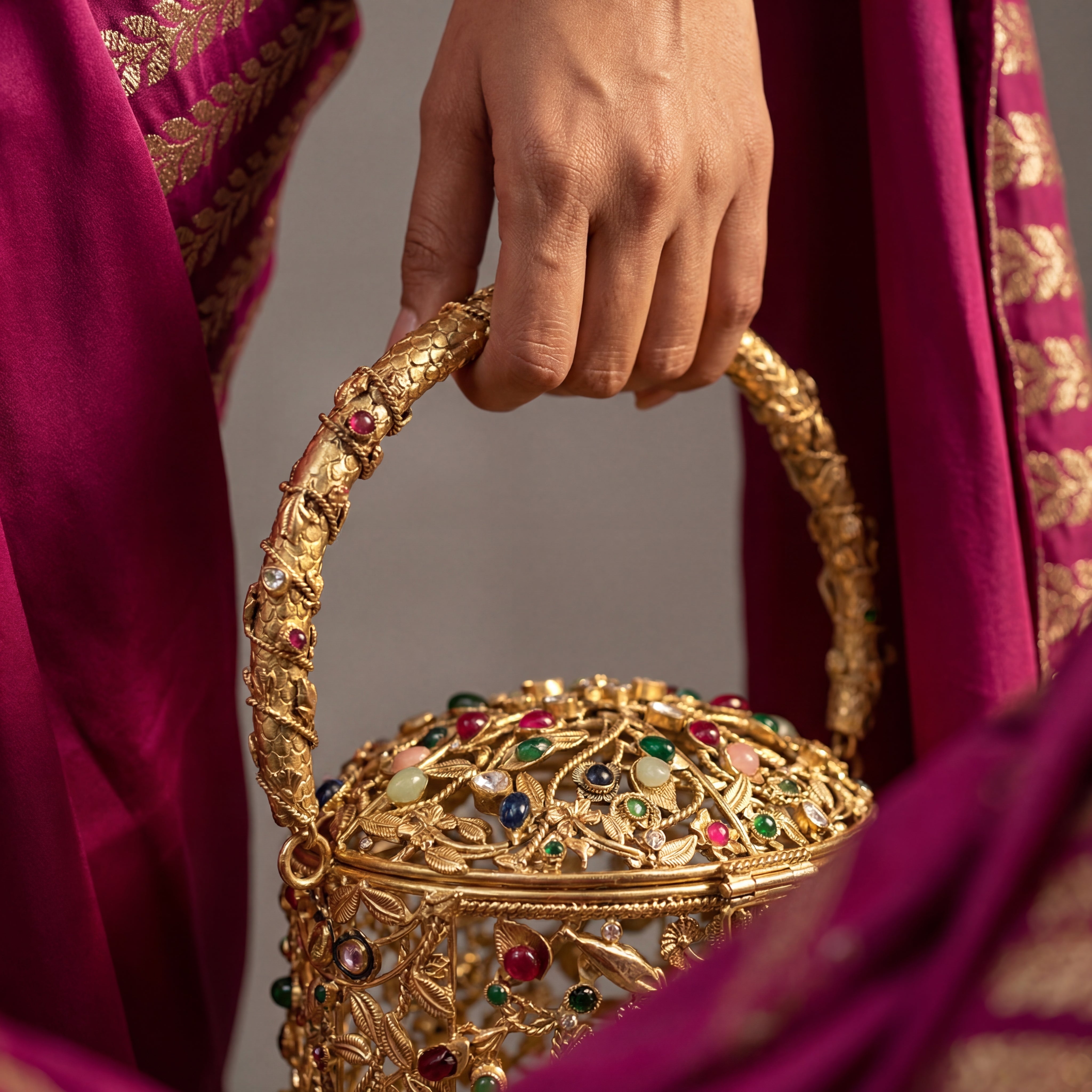 The Ozel limited edition bag interior with velvet pouches — Ozel
