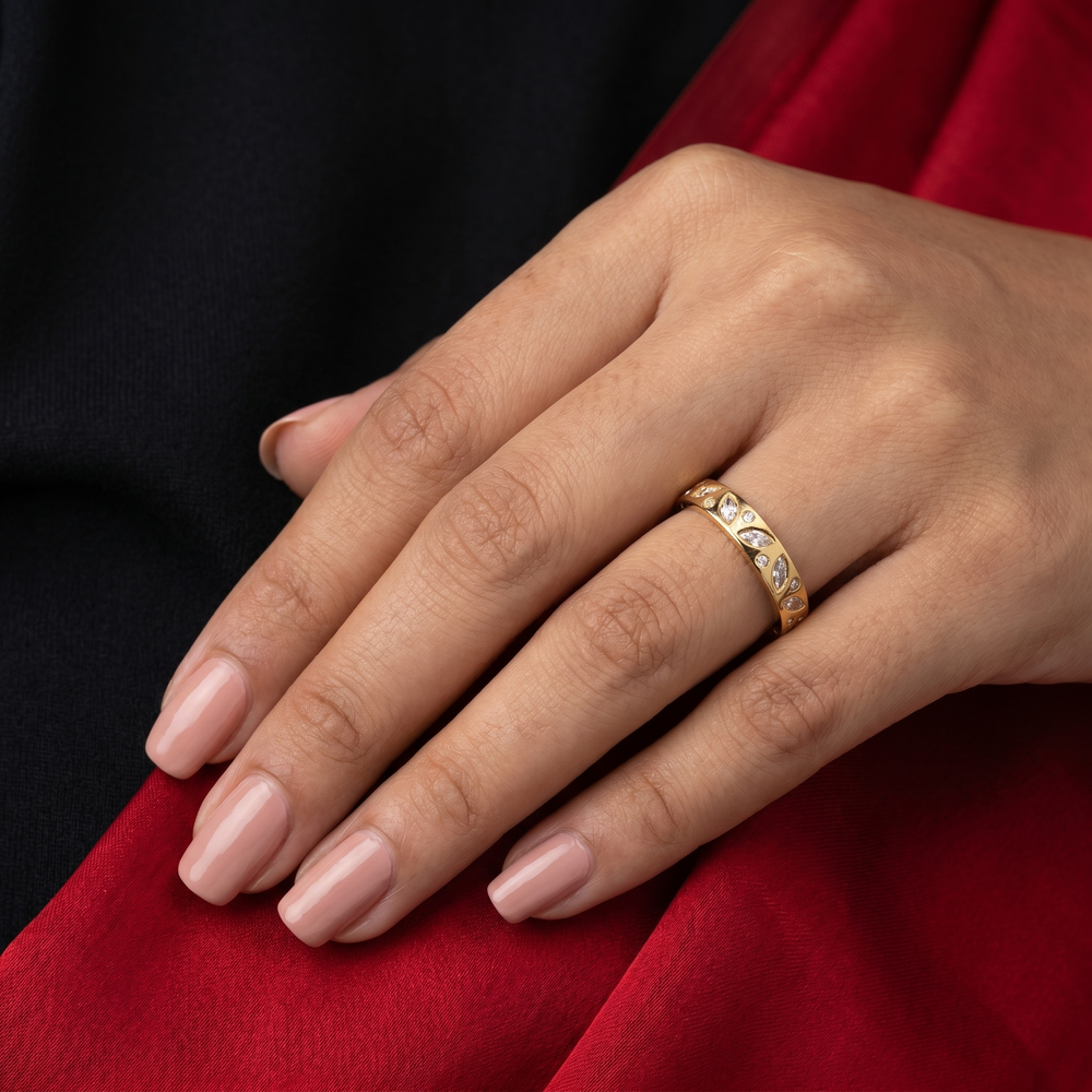 Aarina Marquise Eternity Ring