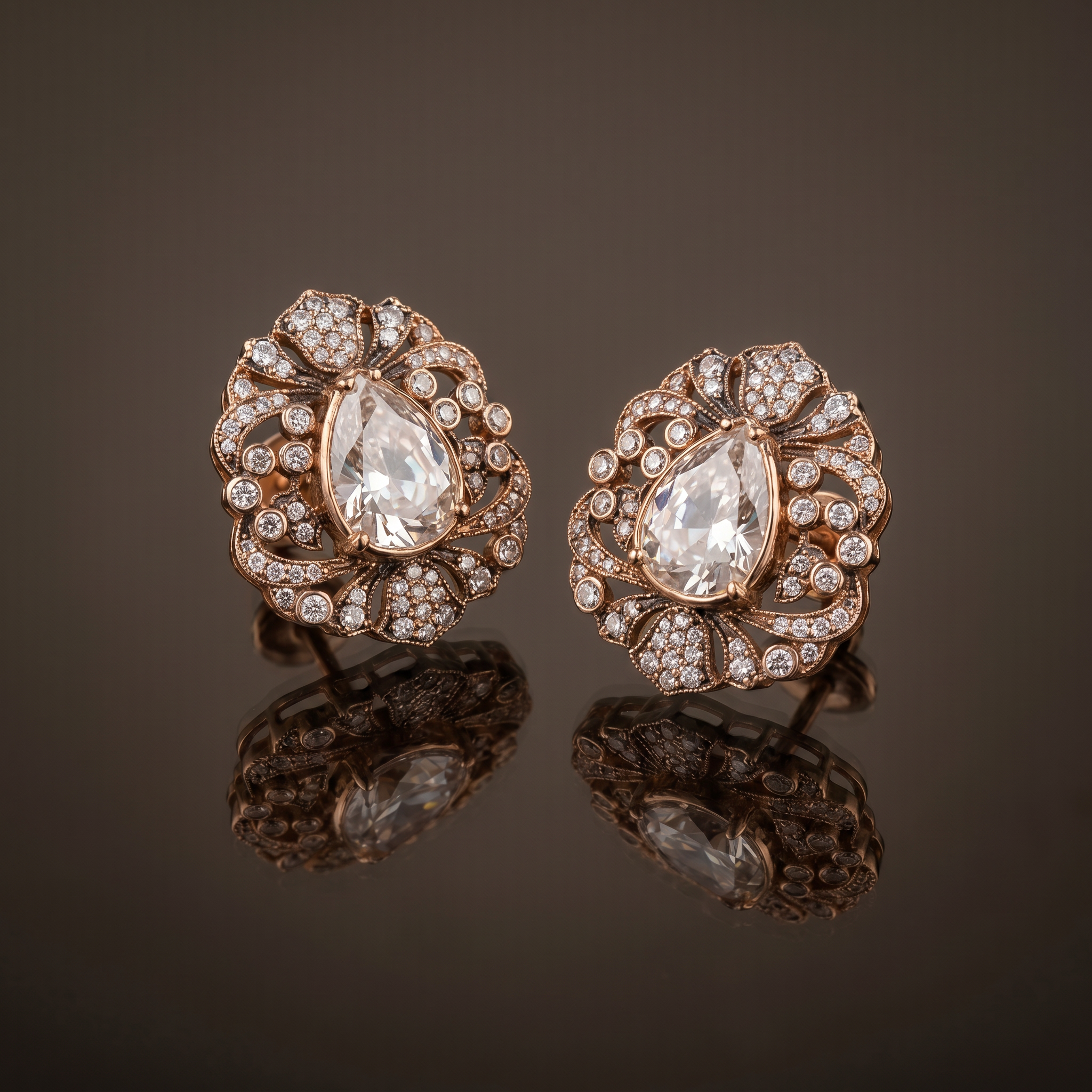 Aarishini Polki Bloom Studs