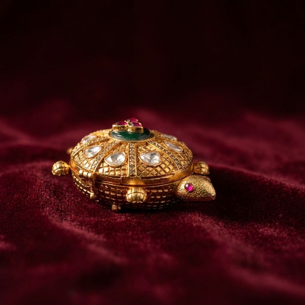 Aashka Brass Keepsake Box